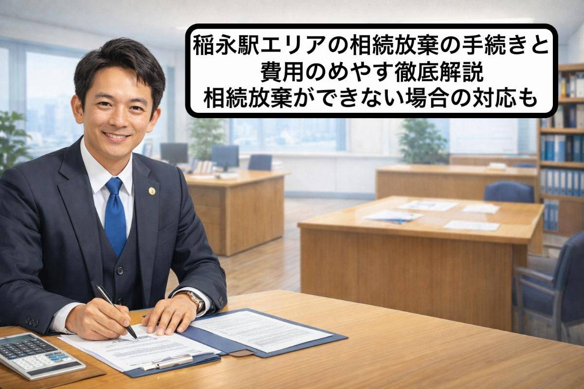 稲永駅エリアの相続放棄の手続きと費用のめやす徹底解説|相続放棄ができない場合の対応も