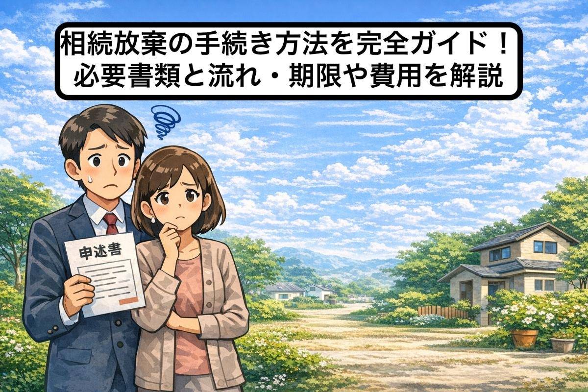 相続放棄の手続き方法を完全ガイド!必要書類と流れ・期限や費用を解説