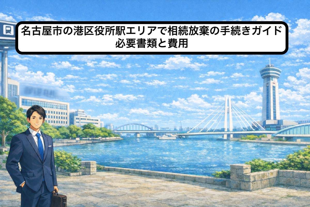 名古屋市の港区役所駅エリアで相続放棄の手続きガイド|必要書類と費用