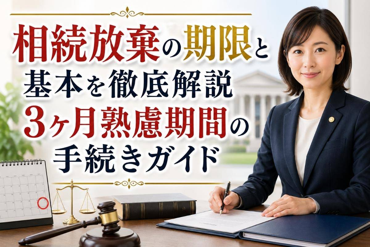 相続放棄の期限と基本を徹底解説|3ヶ月熟慮期間の手続きガイド