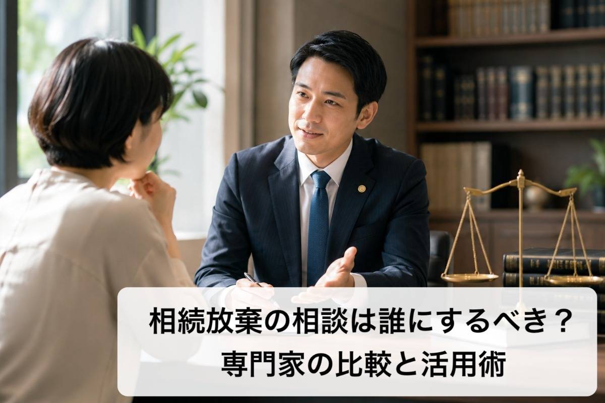 相続放棄の相談は誰にするべき?専門家の比較と活用術